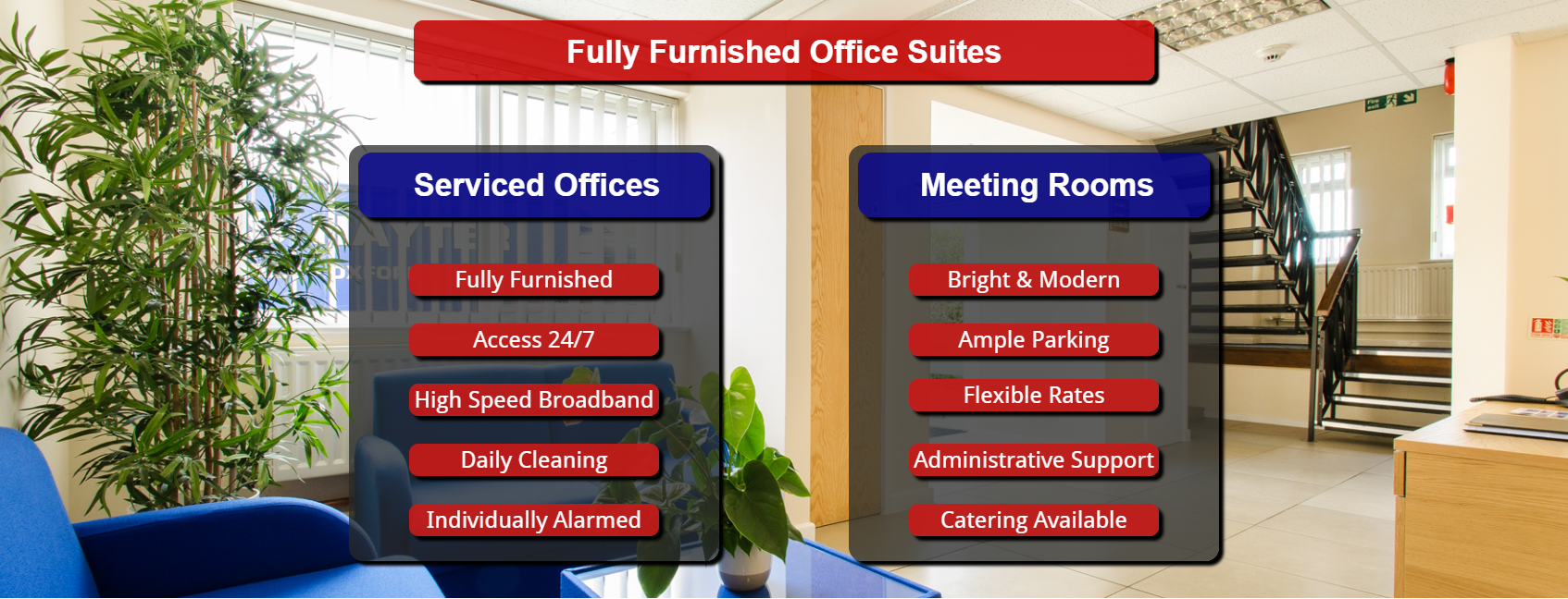 Fully furnished serviced offices and meeting rooms at Brown Europe House